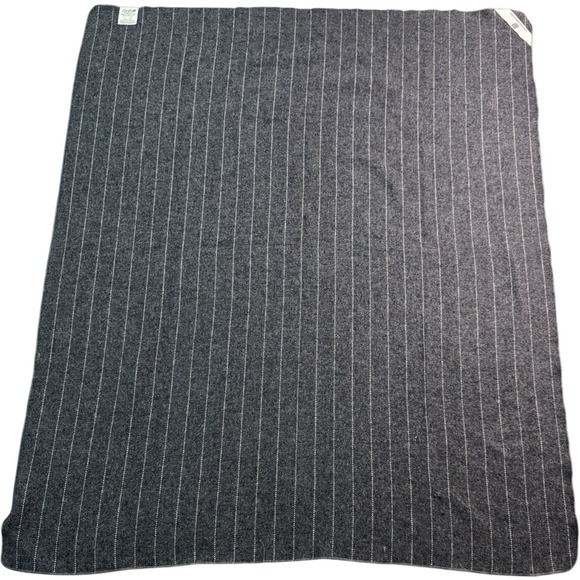 Fairbo / United Airlines VTG wool courtesy‎ blanket, 45"Wx52"L